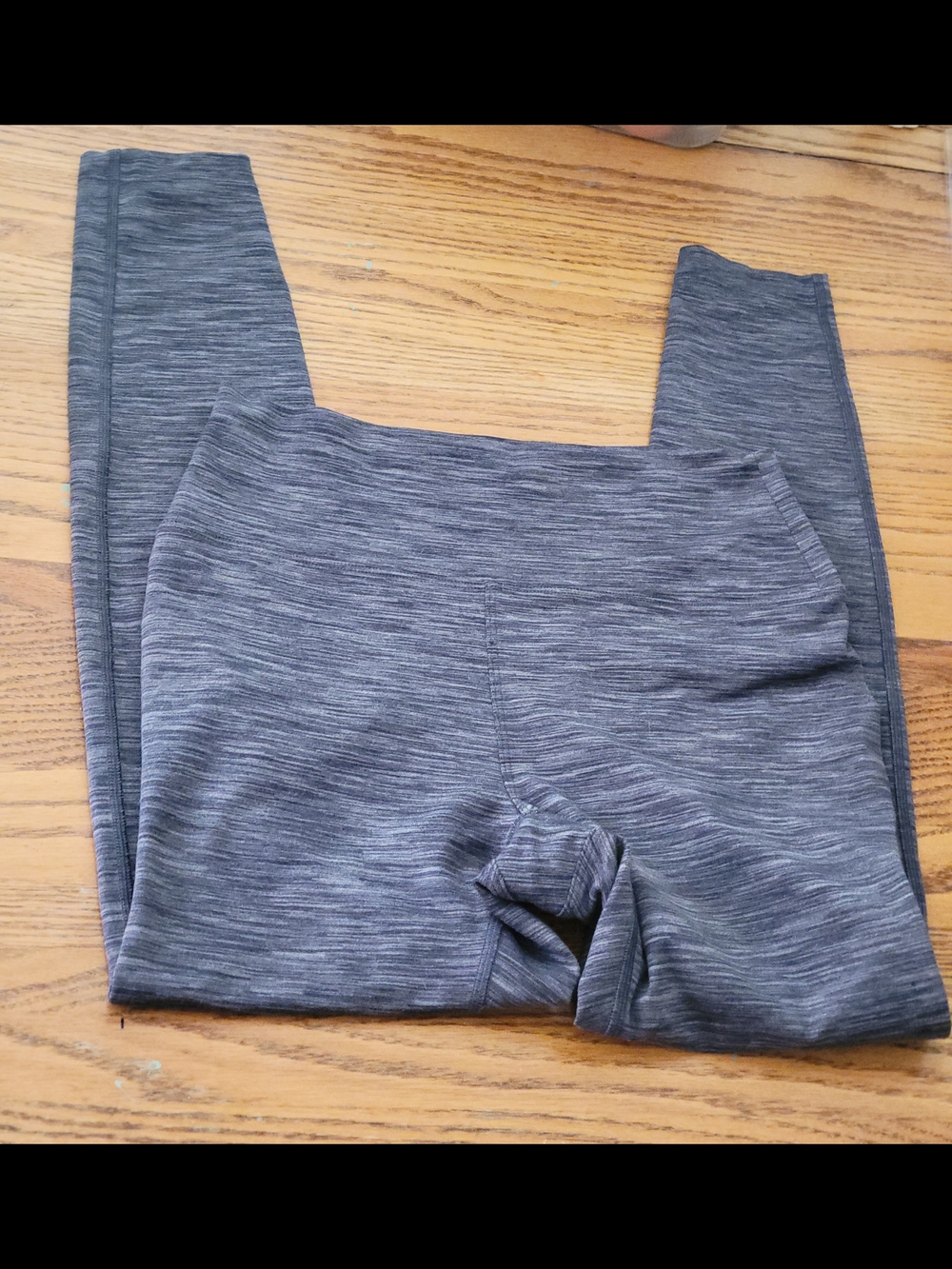 Outdoor Voices Gray Space-Dye Leggings